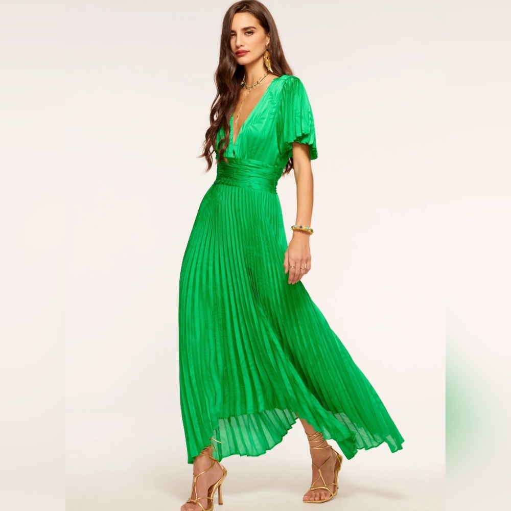 Larissa Pleated Maxi Dress Ramy Brook